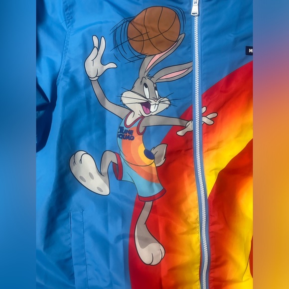 Members Only | Space Jam A New Legacy Tune Squad Team Windbreaker Loony Tunes XL - Picture 13 of 16